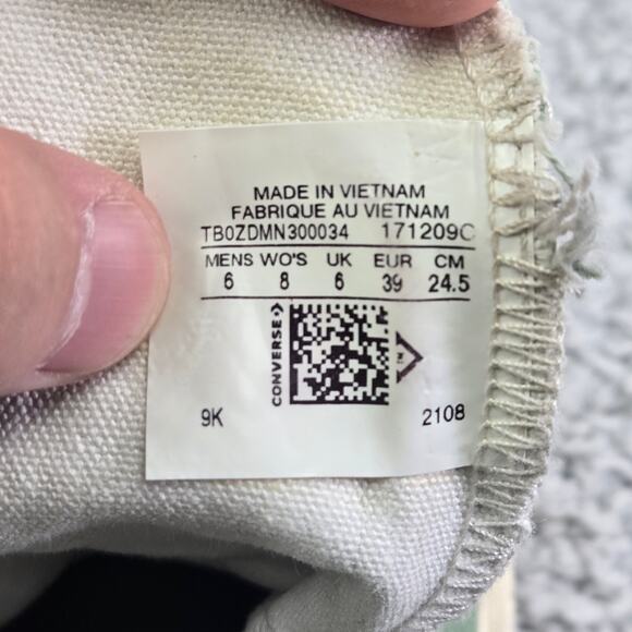 Converse CTAS All Star Lift Hi Platform By You Green Canvas Y2K Sneaker Womens 8 - Picture 13 of 13